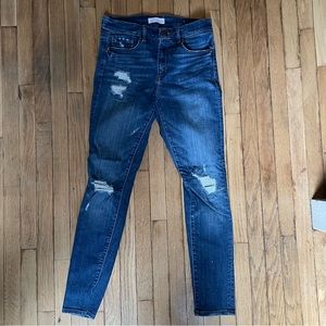 Size 4 (Size 27) Loft High Waisted Skinny Jeans